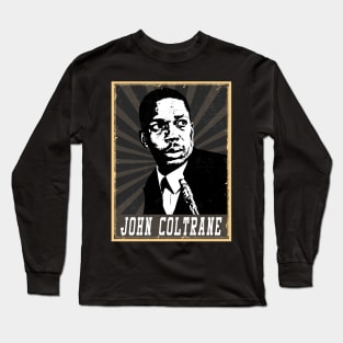 80s Style John Coltrane Long Sleeve T-Shirt